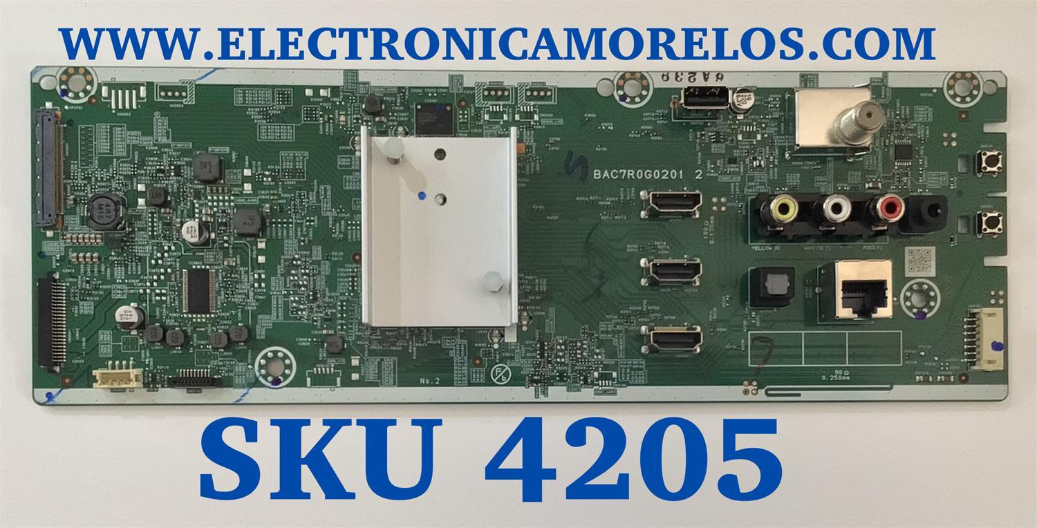 MAIN PARA SMART  TV PHILIPS 4K RESOLUCION (3840 x 2160 ) UHD / NUMERO DE PARTE ADDU3UT-50UX / BAC7R0G0201 2 / ADDU3012 /  / MODELO 50PFL4756/F7